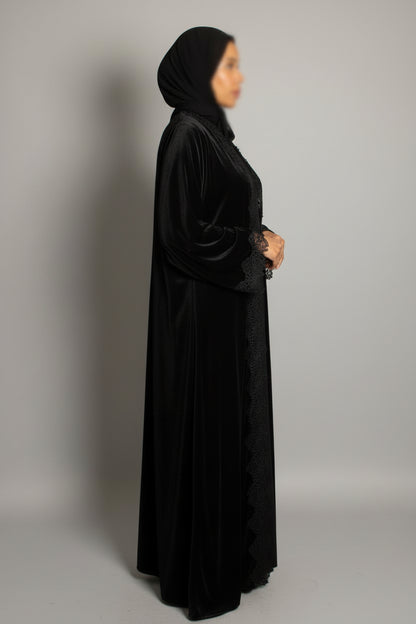 The Heritage Abaya In Royal Noir